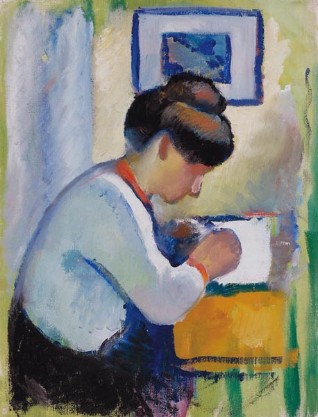 Escritora – August Macke August Macke Master Apollon