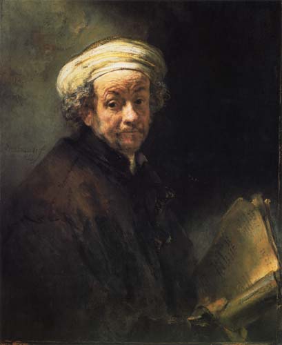 Autorretrato como Paul – Rembrandt van Rijn Rembrandt van Rijn Master Apollon