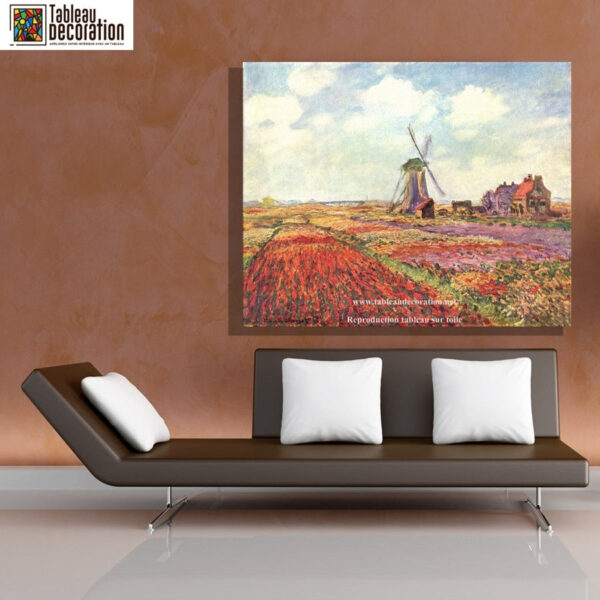 Campos de tulipanes en Holanda – Cuadro de Monet Claude Monet Master Apollon 5