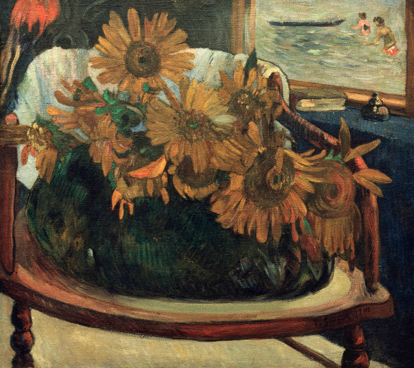 Girasoles en un sillón – Paul Gauguin Paul Gauguin Master Apollon