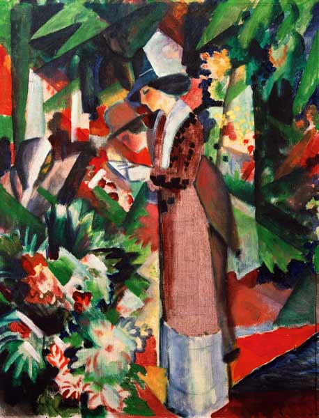 Marcha entre las flores – August Macke August Macke Master Apollon