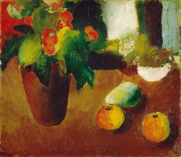 Naturaleza muerta con begonias – August Macke August Macke Master Apollon