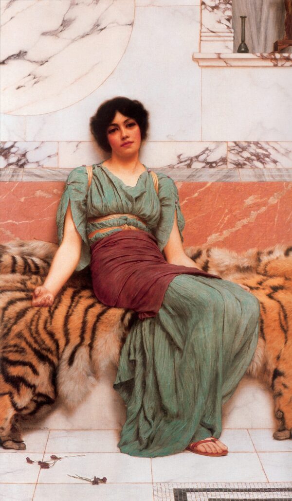 Dulces sueños – John William Godward John William Godward Master Apollon