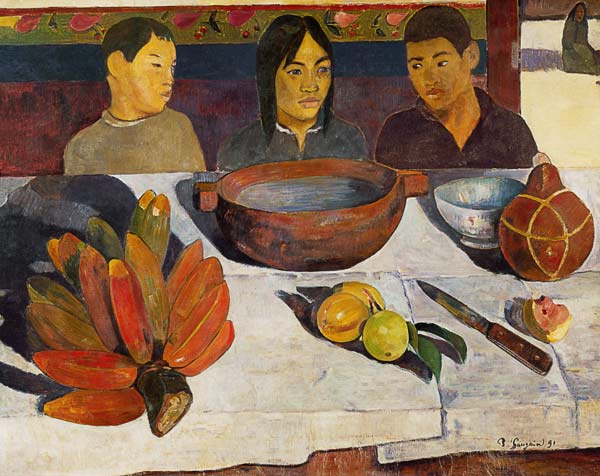 La comida (Los plátanos) – Paul Gauguin Paul Gauguin Master Apollon