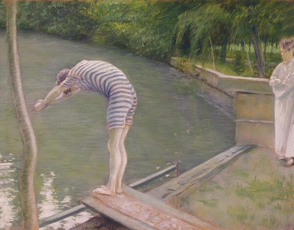 El bañista o el buzo – Caillebotte Gustave Caillebotte Master Apollon