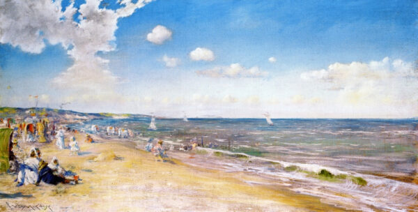 La playa en Zandvoort – William Merritt Chase William Merritt Chase Master Apollon