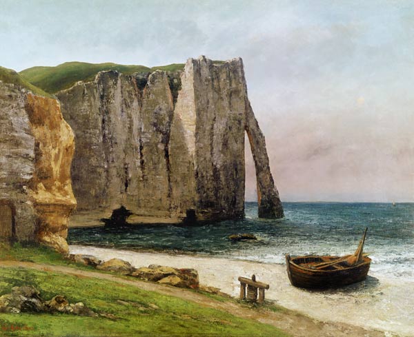 Las acantilados de Étretat – Gustave Courbet Gustave Courbet Master Apollon