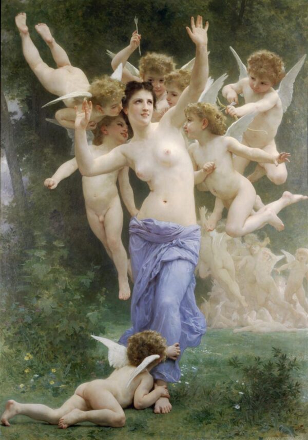 El despertar del corazón – William Bouguereau William Bouguereau Master Apollon