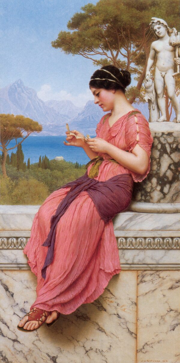 La carta de amor – John William Godward John William Godward Master Apollon