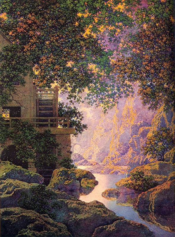 El viejo Glen Mil – Maxfield Parrish Maxfield Parrish Master Apollon