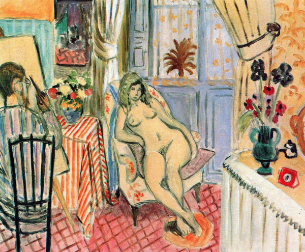 El pintor y su modelo Estudio interior – Matisse Henri Matisse Master Apollon