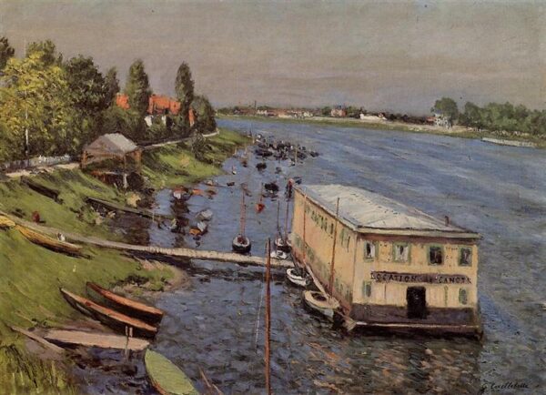 El Pontón de Argenteuil – Caillebotte Gustave Caillebotte Master Apollon