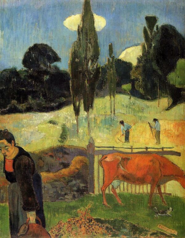 La vaca roja – Paul Gauguin Paul Gauguin Master Apollon