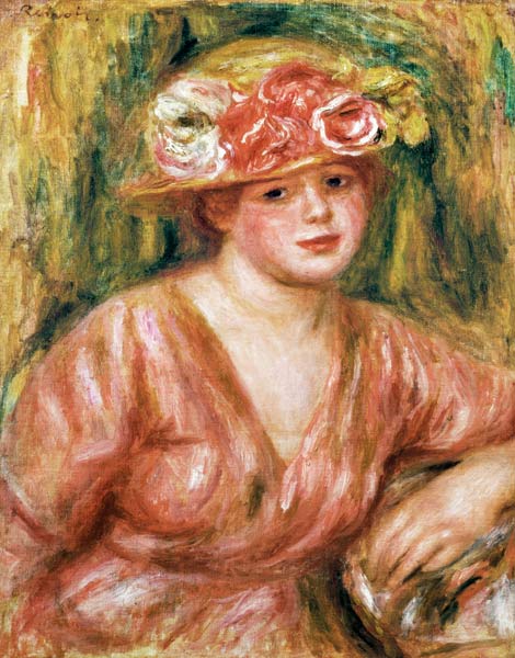 El sombrero rosa o el retrato de Lady Hessling – Pierre-Auguste Renoir Pierre-Auguste Renoir Master Apollon