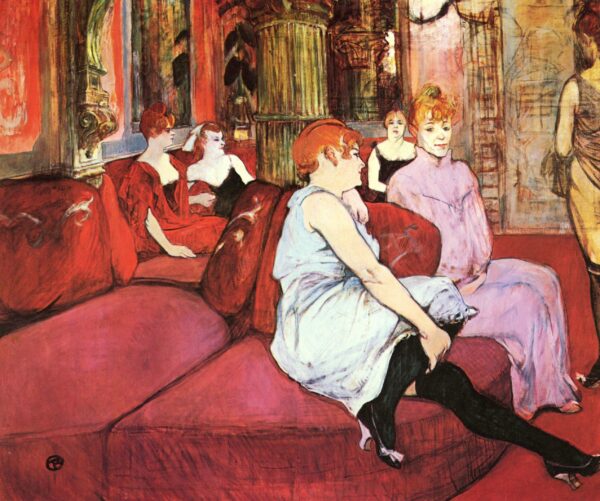 Salón de la calle de los Molinos – Toulouse Lautrec Henri de Toulouse-Lautrec Master Apollon