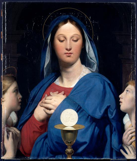 La Virgen de la hostia – Jean-Auguste-Dominique Ingres Jean-Auguste-Dominique Ingres Master Apollon