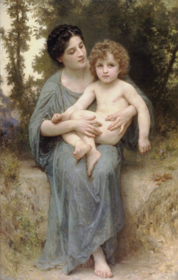 El joven hermano – William Bouguereau William Bouguereau Master Apollon