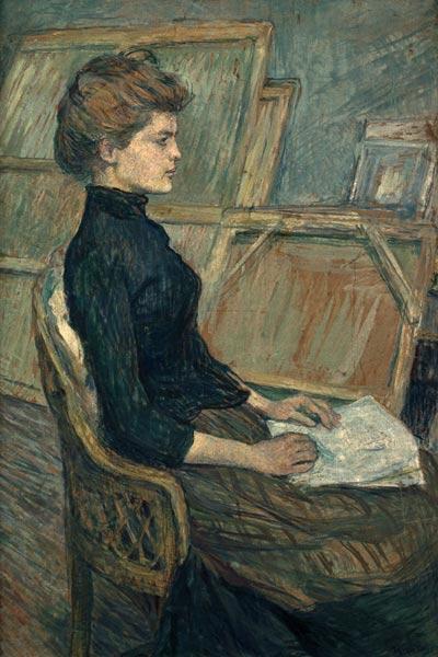 Mujer en un estudio – Toulouse Lautrec Henri de Toulouse-Lautrec Master Apollon