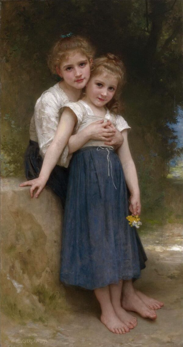 Dos hermanas – William Bouguereau William Bouguereau Master Apollon