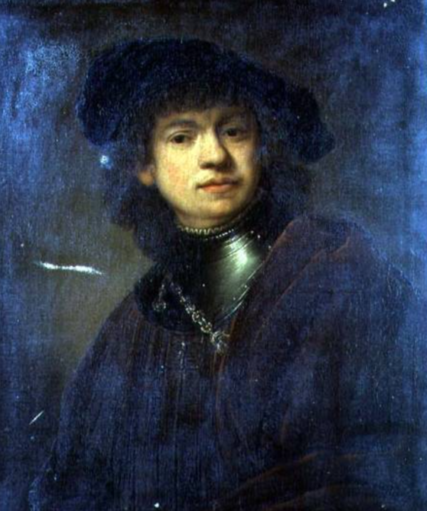 Autorretrato (óleo sobre lienzo) – Rembrandt van Rijn Rembrandt van Rijn Master Apollon