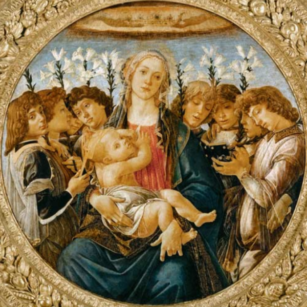 María con el niño y el canto de los ángeles – Sandro Botticelli Sandro Botticelli Master Apollon