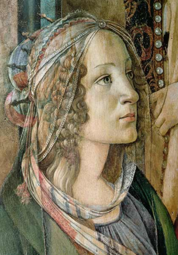 Detalle de Santa Catalina del retablo de San Barnaba – Sandro Botticelli Sandro Botticelli Master Apollon