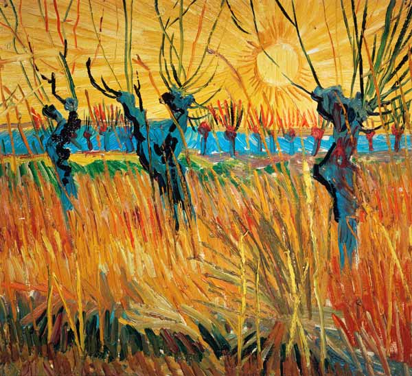 Los sauces al atardecer – Van Gogh Vincent Van Gogh Master Apollon