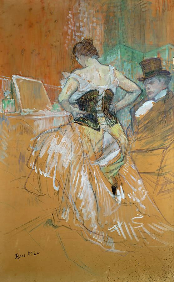 Mujer con corsé – Toulouse Lautrec Henri de Toulouse-Lautrec Master Apollon