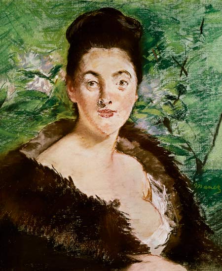 Mujer en un abrigo de piel – Edouard Manet Édouard Manet Master Apollon