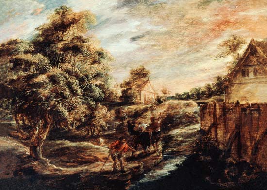 Paisaje boscoso al atardecer – Peter Paul Rubens Peter Paul Rubens Master Apollon