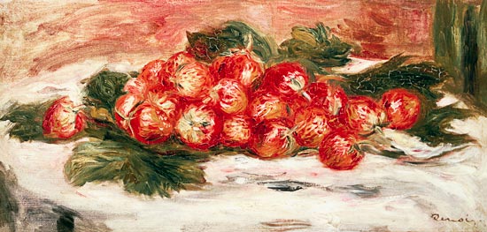 Fresas sobre un mantel blanco – Pierre-Auguste Renoir Pierre-Auguste Renoir Master Apollon