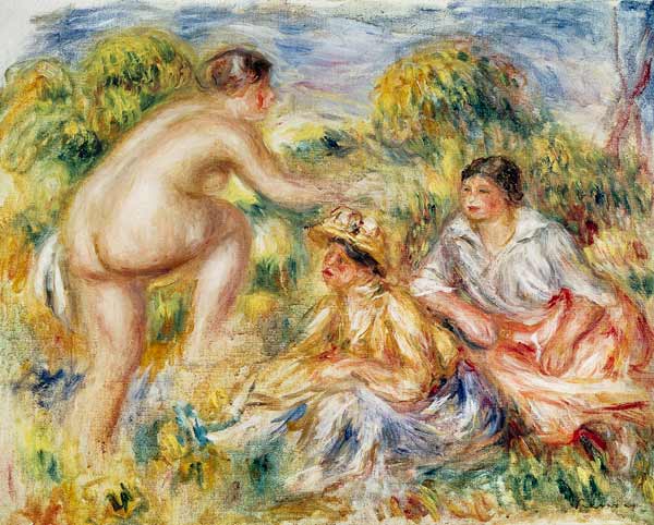 Chicas jóvenes en el campo – Pierre-Auguste Renoir Pierre-Auguste Renoir Master Apollon