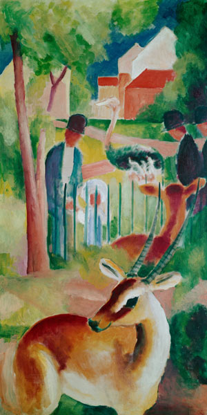 Gran jardín zoológico – August Macke August Macke Master Apollon